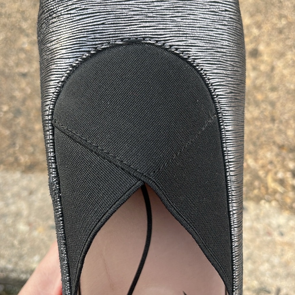 Dansko Metallic Black Flats - Picture 6 of 13
